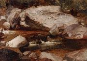 Asher Brown Durand Creek and rocks oil painting picture wholesale